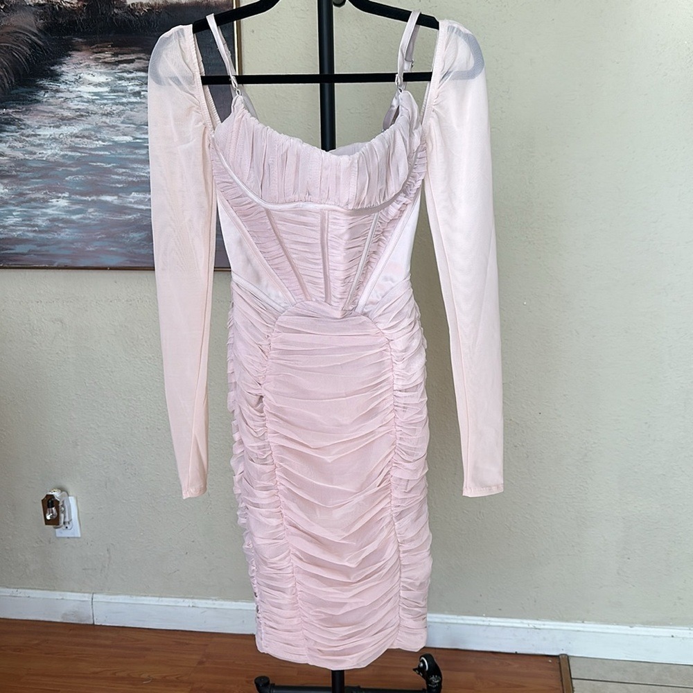 House of CB 'Freyja' Crystal Gathered Corset Dress NWOT size XS - Picture 13 of 14